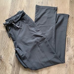 NWOT Med Couture Scrub Pants pewter